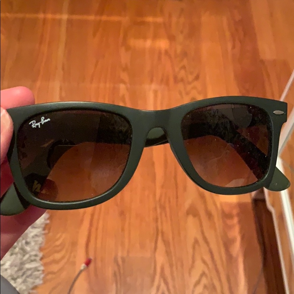 Ray ban green camouflage wayfarer glasses